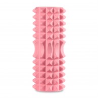 Ролик массажный для йоги INDIGO PVC IN267 33*14 см Розовый